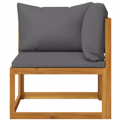 VidaXL 311856 banc de jardin Bois d'acacia, Tissu, Polyester