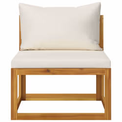 VidaXL 311857 banc de jardin Bois d'acacia, Tissu, Polyester