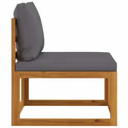VidaXL 311858 banc de jardin Bois d'acacia, Tissu, Polyester - Vue supplémentaire 4