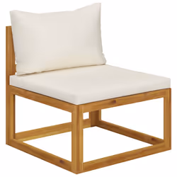 VidaXL 311861 banc de jardin Bois d'acacia, Tissu, Polyester