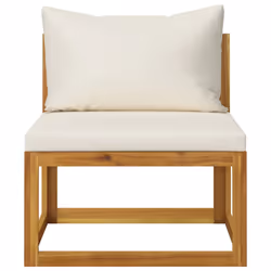 VidaXL 311863 banc de jardin Bois d'acacia, Tissu, Polyester