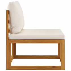 VidaXL 311863 banc de jardin Bois d'acacia, Tissu, Polyester