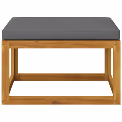 VidaXL 311864 banc de jardin Bois d'acacia, Tissu, Polyester