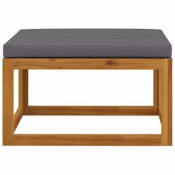 VidaXL 311864 banc de jardin Bois d'acacia, Tissu, Polyester