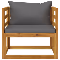 VidaXL 311867 banc de jardin Bois d'acacia, Tissu, Polyester