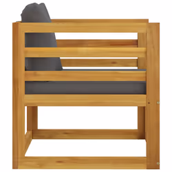 VidaXL 311867 banc de jardin Bois d'acacia, Tissu, Polyester