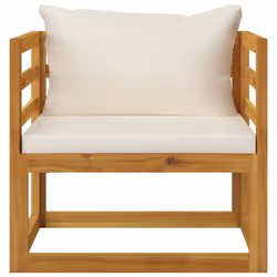 VidaXL 311868 banc de jardin Bois d'acacia, Tissu, Polyester
