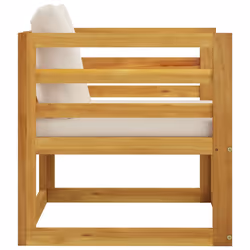 VidaXL 311868 banc de jardin Bois d'acacia, Tissu, Polyester