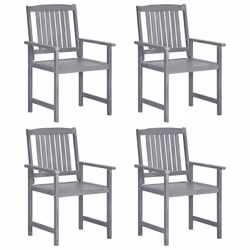 VidaXL 311875, Terrace, Bois d'acacia, Gris, 570 mm, 610 mm, 920 mm