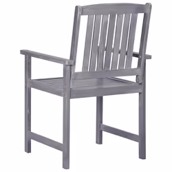 VidaXL 311875 chaise d'extérieur Terrace Bois d'acacia Gris