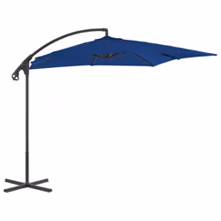 Cet élégant parasol en porte-à-faux est parfait pour créer de l'ombre et vous protéger des rayons UV nocifs du soleil. Fabriq ...