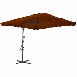 Cet élégant parasol de jardin est parfait pour créer de l'ombre et vous protéger des rayons UV nocifs. Fabriquée en polyester ...