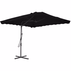 Cet élégant parasol de jardin est parfait pour créer de l'ombre et vous protéger des rayons UV nocifs. Fabriquée en polyester ...
