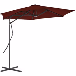 Cet élégant parasol de jardin est parfait pour créer de l'ombre et vous protéger des rayons UV nocifs. Fabriquée en polyester ...