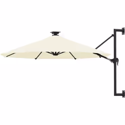 Cet élégant parasol mural protège la santé de votre peau en bloquant la plupart des rayons UV. Fabriquée en polyester anti-UV ...