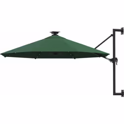 Cet élégant parasol mural protège la santé de votre peau en bloquant la plupart des rayons UV. Fabriquée en polyester anti-UV ...