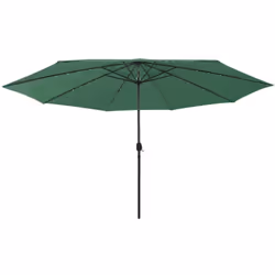 Ce parasol de jardin tendance avec des lumières LED est une excellente solution pour créer de l'ombre et vous protéger des ra ...
