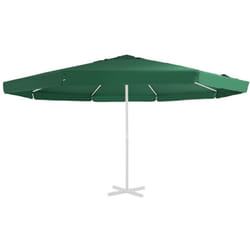 Tissu de remplacement pour parasol d'extérieur Vert 500 cm Vidaxl