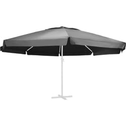 Tissu de remplacement pour parasol d'extérieur Anthracite 600cm Vidaxl