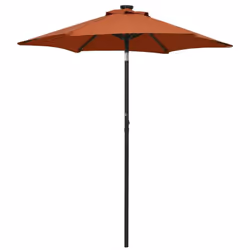Cet élégant parasol, qui peut être monté sur votre support existant ou au milieu des tables si des trous sont percés, est le  ...