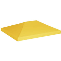 Vidaxl - Toile de toit de belvédère 270 g/m² 4x3 m Jaune