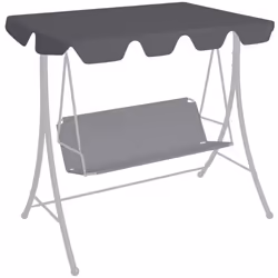 Vous êtes à la recherche d’un remplacement pour votre balançoire ? Ce toit de remplacement de balançoire pratique est un exce ...
