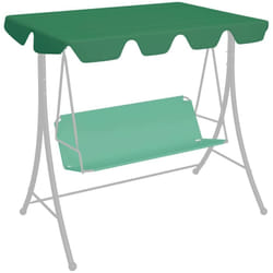 Toit de rechange de balançoire vert 188/168x145/110 cm Vidaxl