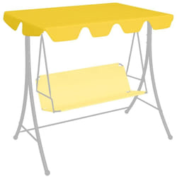 Vidaxl - Toit de rechange balançoire jaune 188/168x145/110 cm