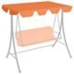 vidaXL Toit de rechange balançoire orange 188/168x145/110 cm - TU