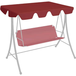 Toit de rechange balançoire bordeaux 150/130x105/70 cm