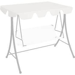 Vidaxl - Toit de rechange de balançoire blanc 150/130x105/70 cm