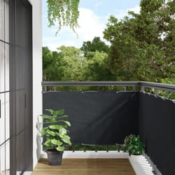 Vidaxl - cran de balcon Anthracite 75x500 cm Tissu Oxford