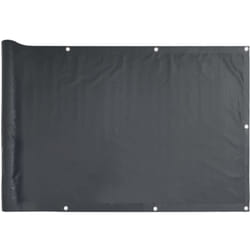 Vidaxl - cran de balcon Anthracite 120x600 cm Tissu Oxford