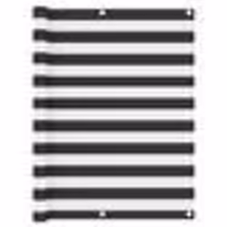 vidaXL Écran de balcon Anthracite et blanc 120x400 cm Tissu Oxford - TU