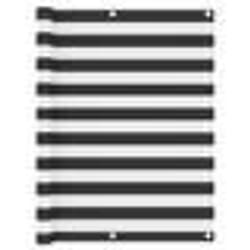 vidaXL Écran de balcon Anthracite et blanc 120x400 cm Tissu Oxford - TU