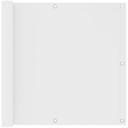 Vidaxl - cran de balcon Blanc 90x600 cm Tissu Oxford vidaX