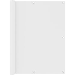 Vidaxl - cran de balcon Blanc 120x500 cm Tissu Oxford