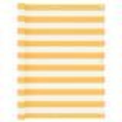vidaXL Écran de balcon Blanc et jaune 120x400 cm Tissu Oxford - TU