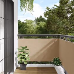 Avec cet écran de balcon imperméable, vous pouvez profiter de l'intimité tout en vous relaxant ou en prenant un bain de solei ...