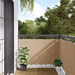 Avec cet écran de balcon imperméable, vous pouvez profiter de l'intimité tout en vous relaxant ou en prenant un bain de solei ...