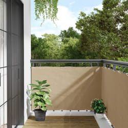 Vidaxl - cran de balcon Beige 90x500 cm Tissu Oxford