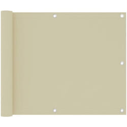 Vidaxl - cran de balcon Crème 75x300 cm Tissu Oxford