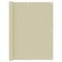vidaXL Écran de balcon Crème 120x400 cm Tissu Oxford - TU