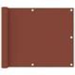 vidaXL Écran de balcon Terre cuite 75x300 cm Tissu Oxford - TU