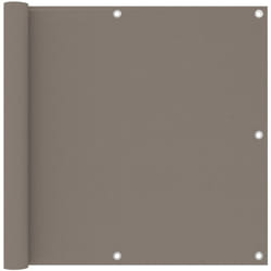 Vidaxl - cran de balcon Taupe 90x300 cm Tissu Oxford