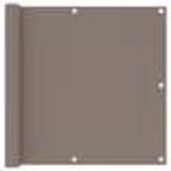 vidaXL Écran de balcon Taupe 90x500 cm Tissu Oxford - TU