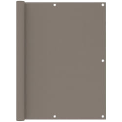Vidaxl - cran de balcon Taupe 120x400 cm Tissu Oxford