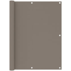 Vidaxl - cran de balcon Taupe 120x600 cm Tissu Oxford