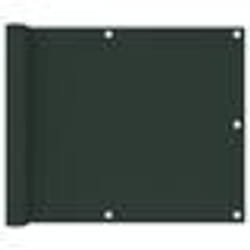 vidaXL Écran de balcon Vert foncé 75x400 cm Tissu Oxford - TU