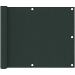 Vidaxl - cran de balcon Vert foncé 75x500 cm Tissu Oxford